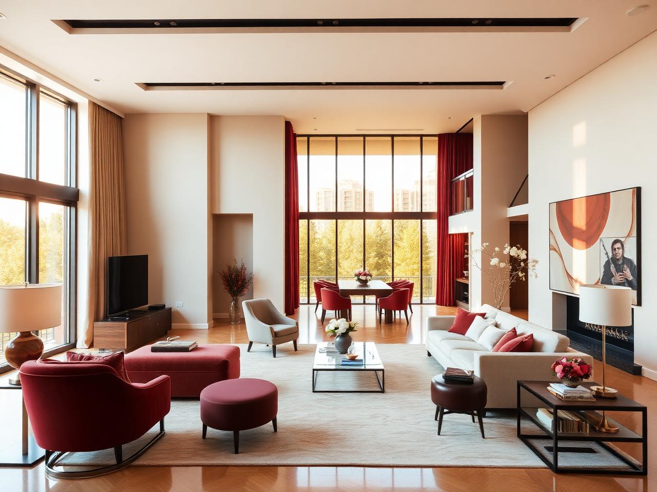 Elegant luxury investment property interior